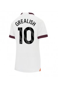 Manchester City Jack Grealish #10 Voetbaltruitje Uit tenue Dames 2023-24 Korte Mouw